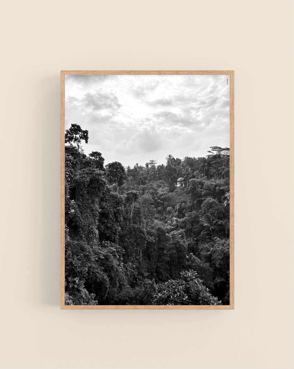 Bali Jungle (svart-hvitt)