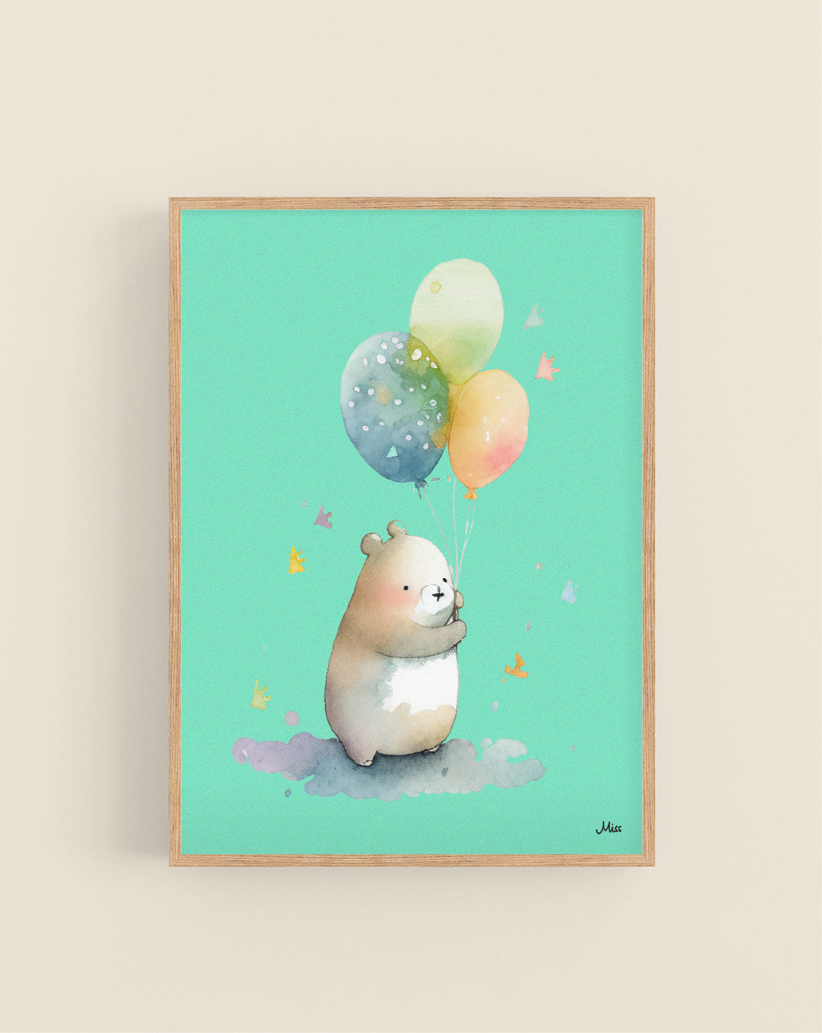 Balloon Chipmunk plakat