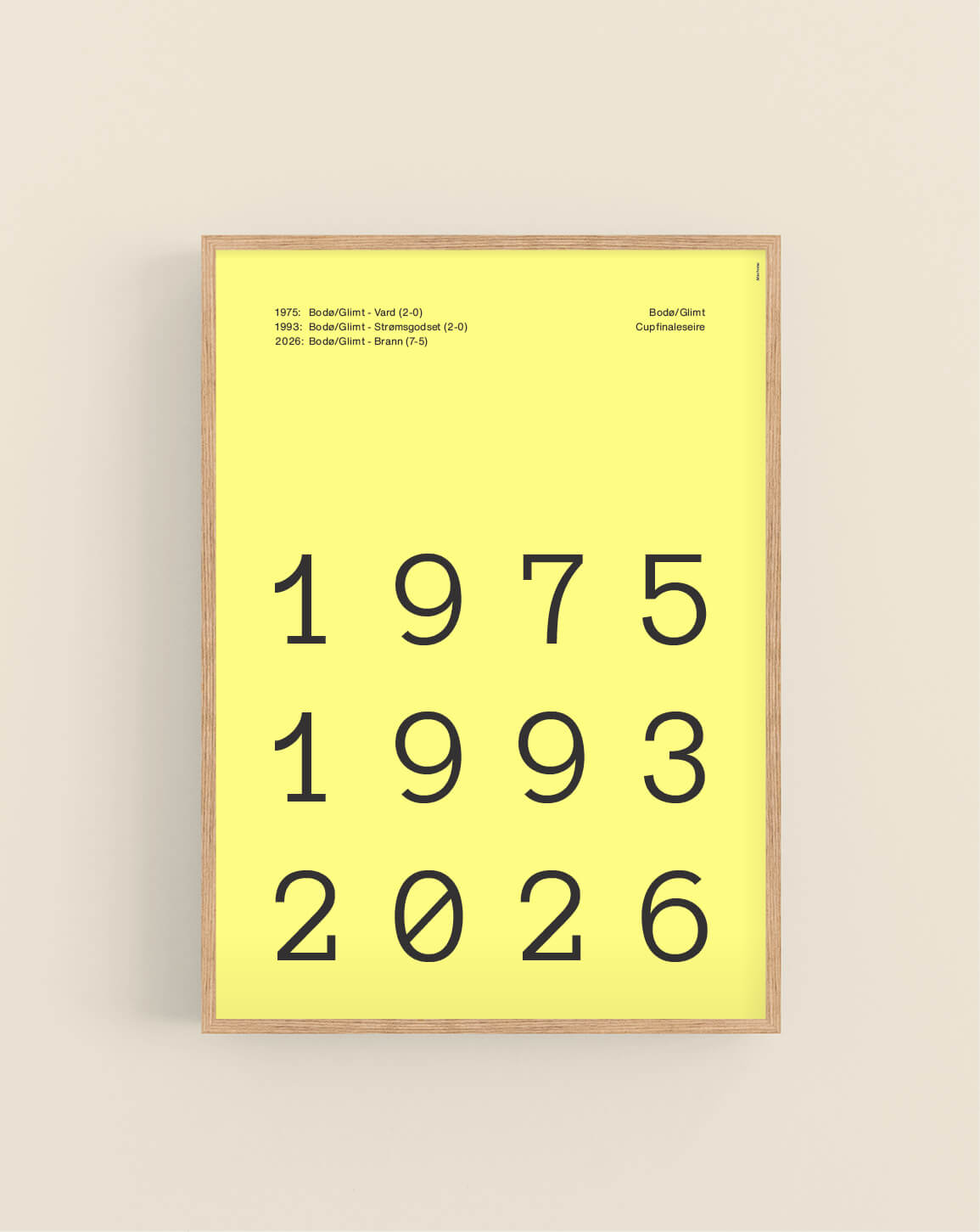 Bodø/Glimt Cup (gul)