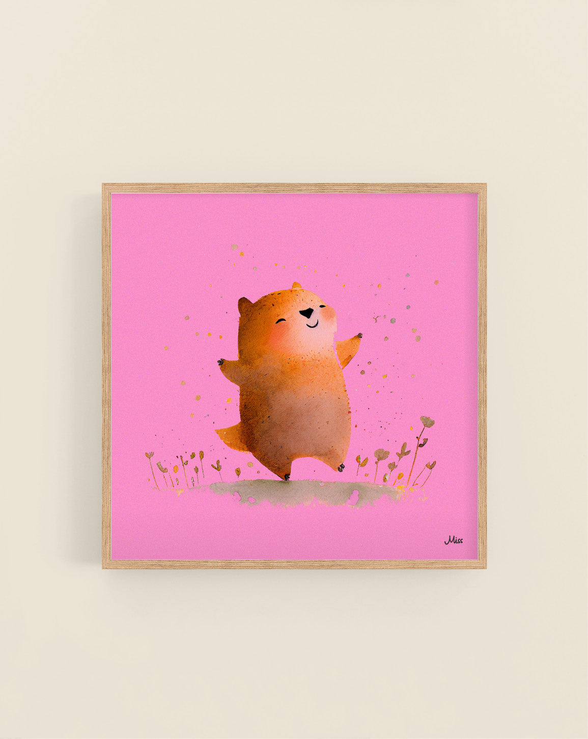 Happy Chipmunk plakat
