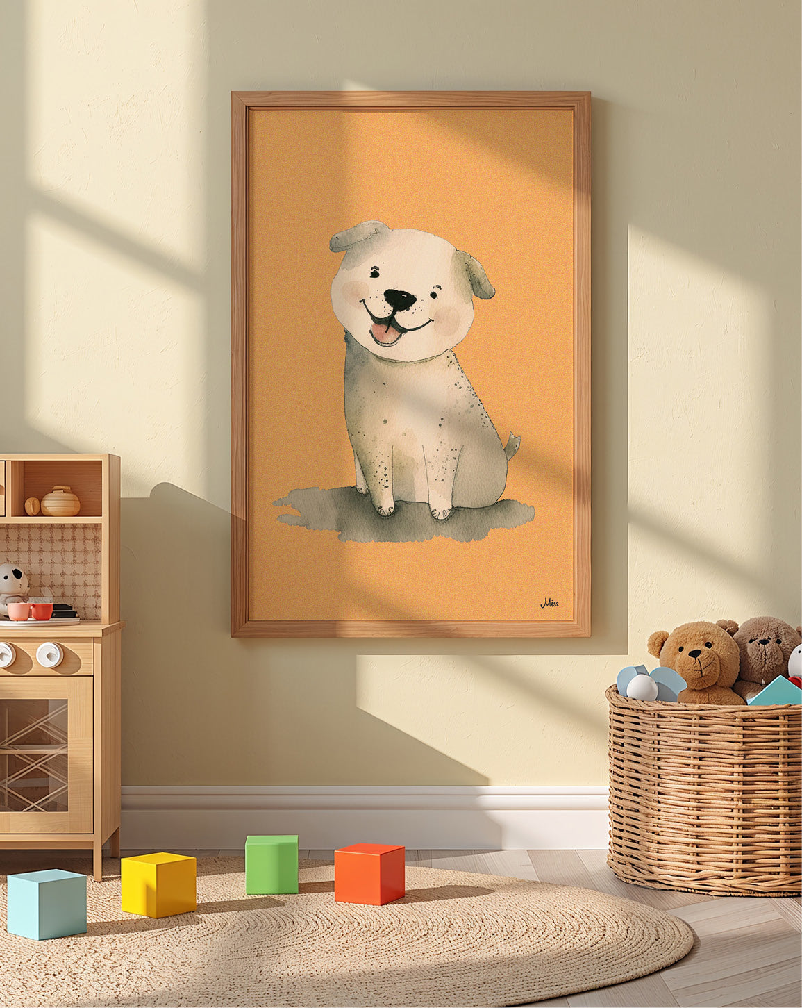 Good Boy plakat på barnerommet