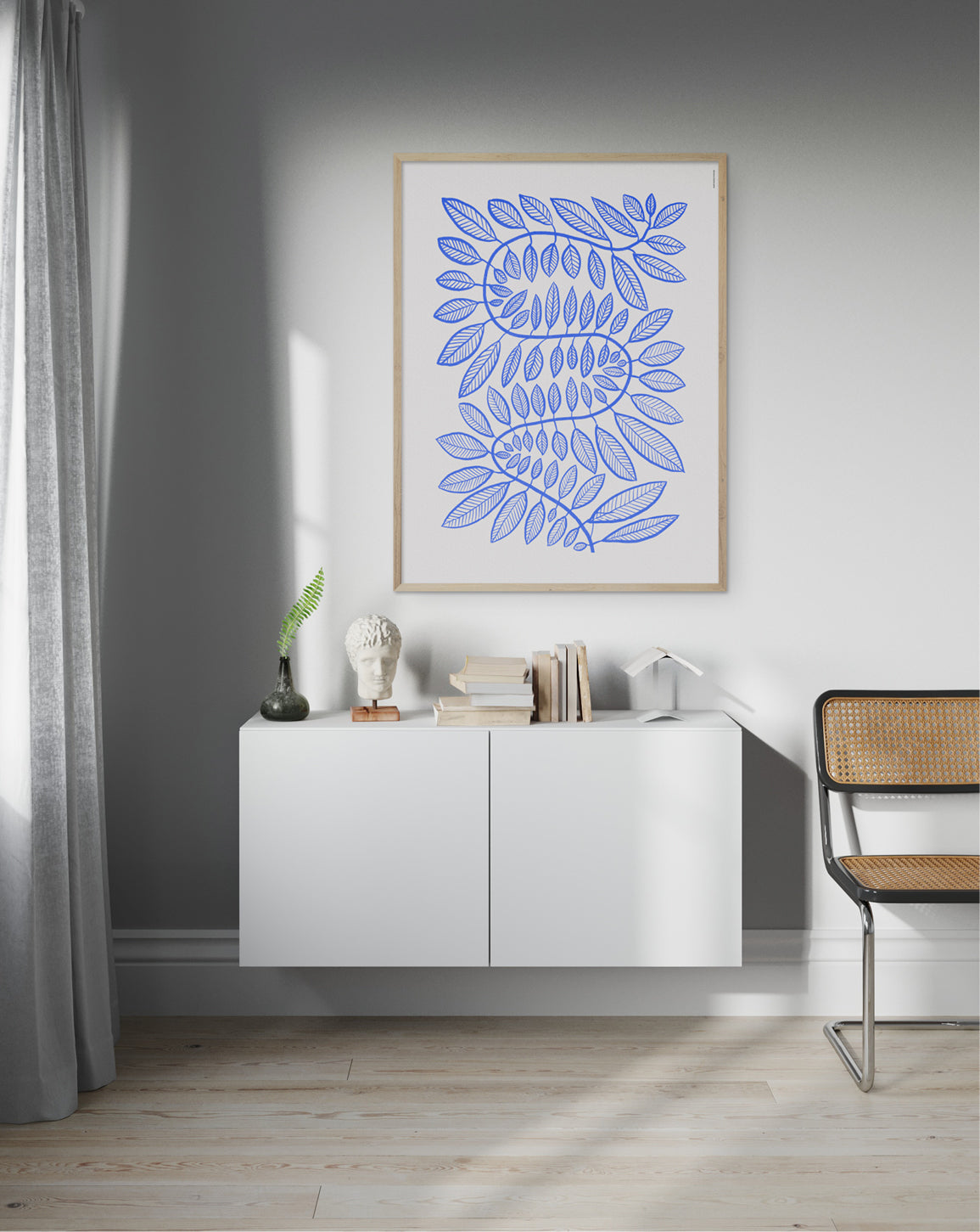Leafy Blue