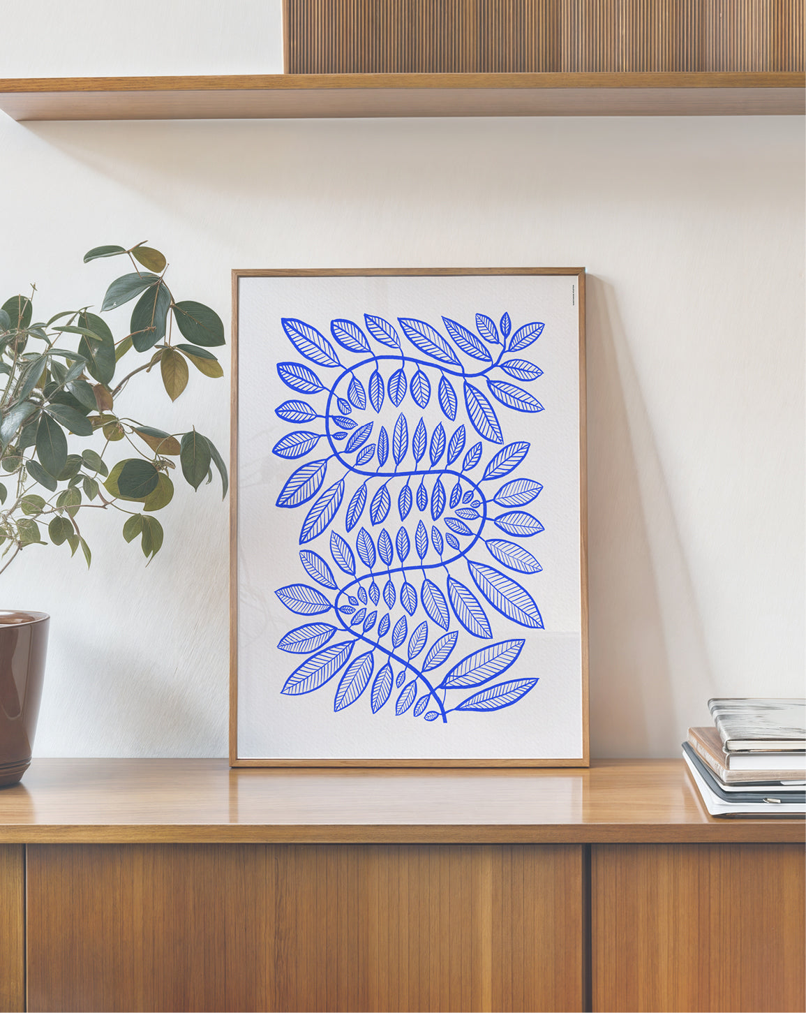 Leafy Blue