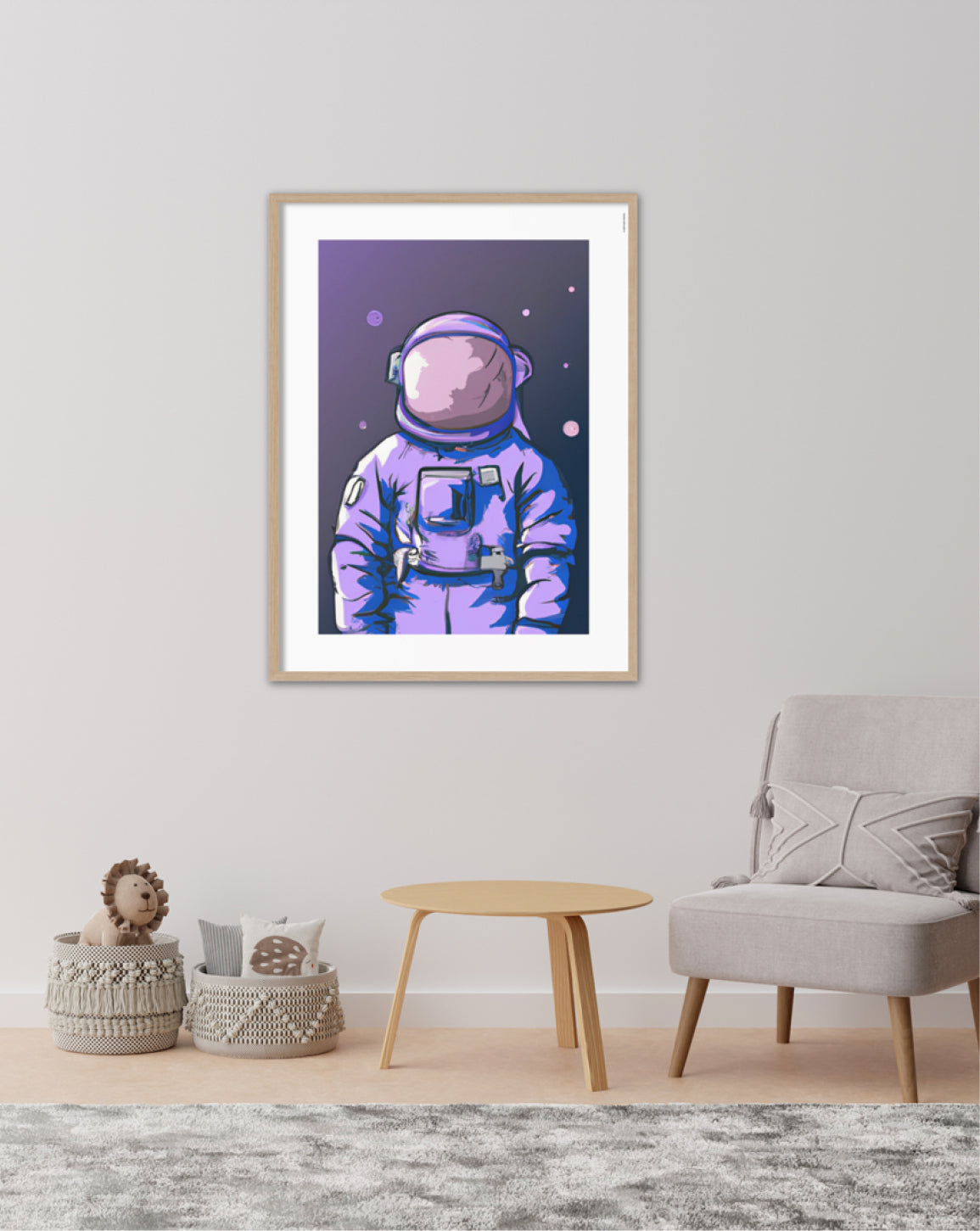 Purple Astronaut